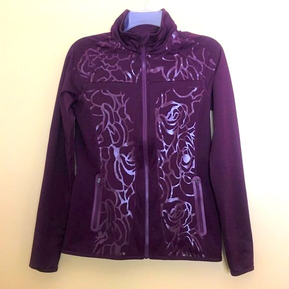 Fabletics Jojo Full Zip Jacket XS Running Workout Athletic Stretch - Picture 2 of 10